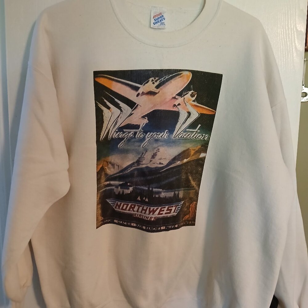 Vintage Northwest Airlines crewneck sweatshirt